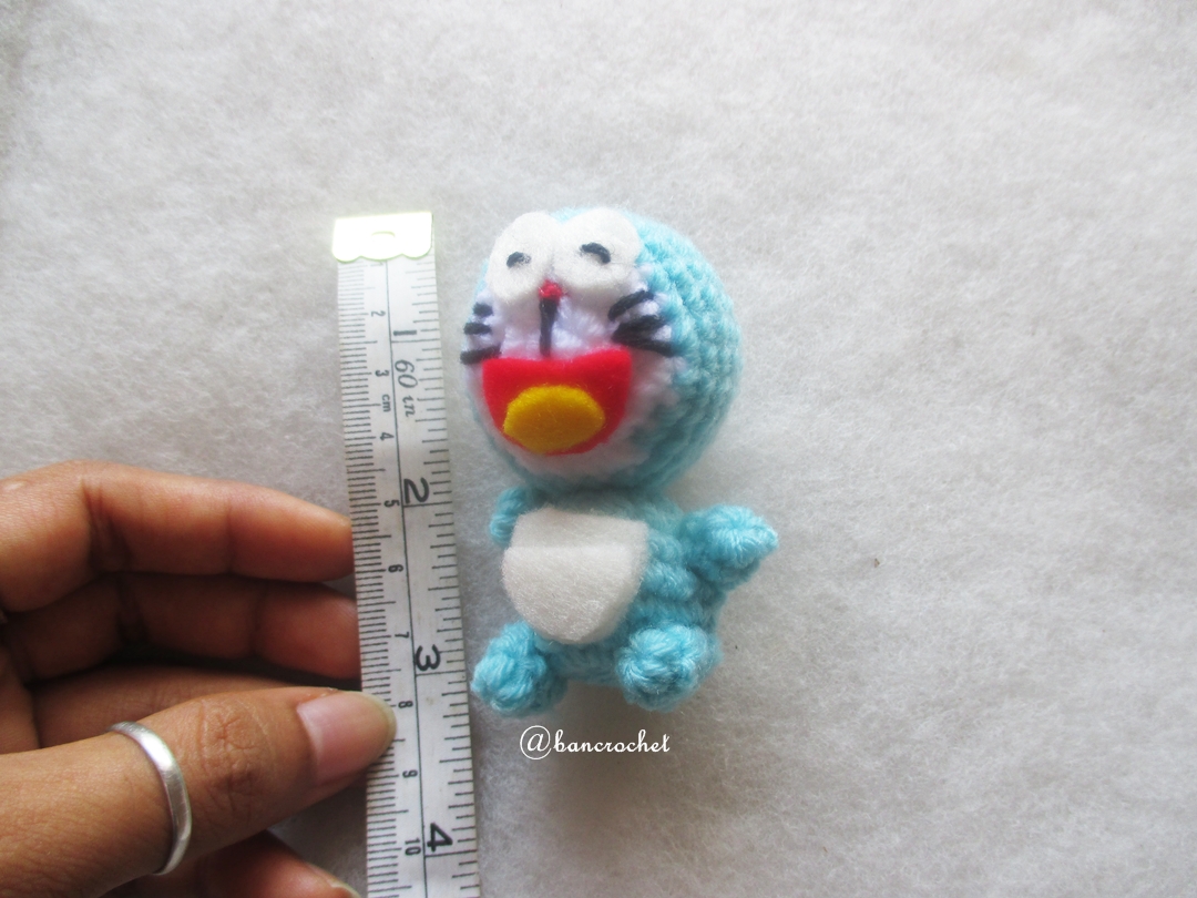 พวงกุญแจโดเรม่อนถัก doraemon amigurumi crochet