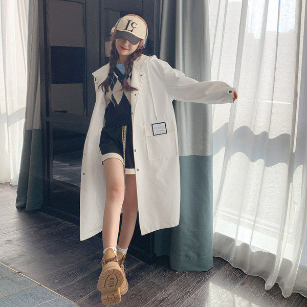 เสื้อโค้ท เสื้อโค้ทกันหนาว เสื้อโค้ทใส่เที่ยวต่างประเทศ ยี่ห้อ: Qianziqian