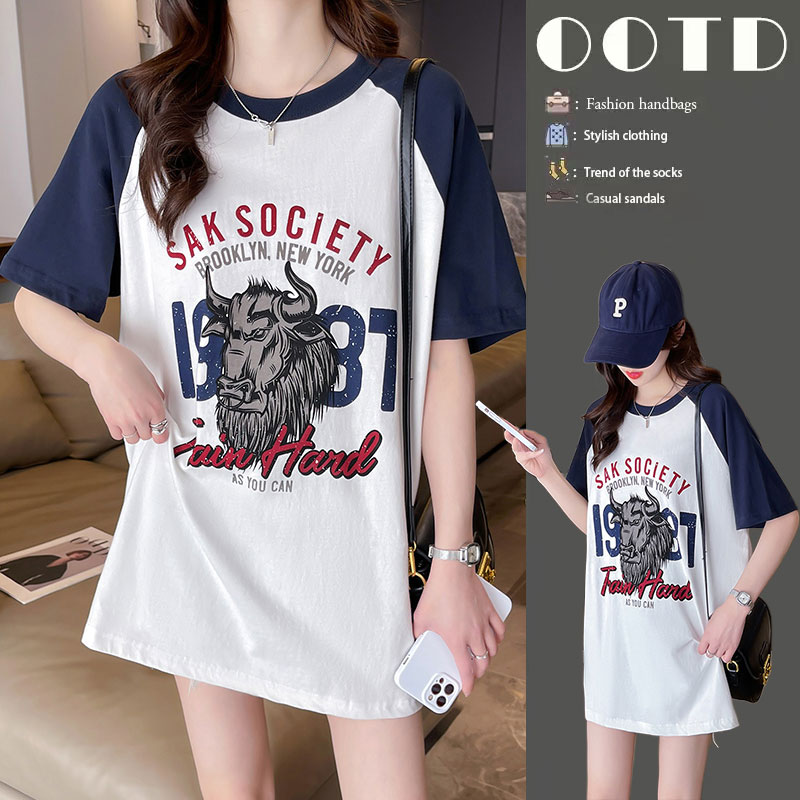 เสื้อยืดคนอ้วนแบบโอเวอร์ไซส์แบบ ulzzang fashion สนใจทักแชท