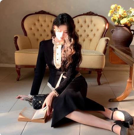 เดรสสีดำสุภาพ เรียบหรู ดูดี เหมาะกับทุกโอกาส | เดรสผู้หญิงแฟชั่นสุภาพ