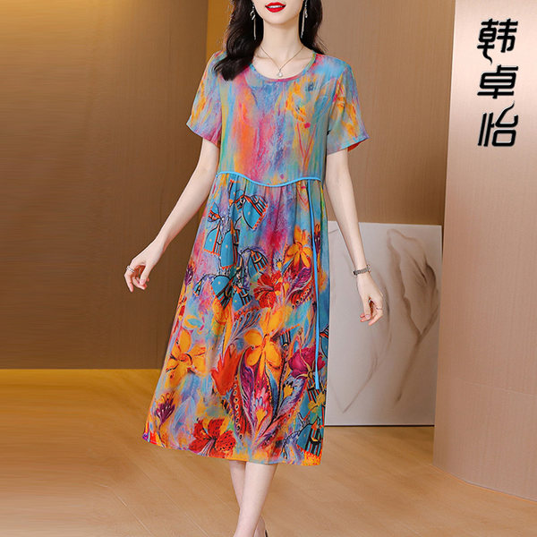 เดรสวัยผู้ใหญ่40-60ปี เดรสคุณแม่ ชุดเดรสทำงานวัยผู้ใหญ่ แบรนด์ MAMA DRESS