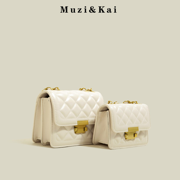 กระเป๋าสะพายข้างผู้หญิง กระเป๋าสะพายสไตล์เกาหลี By Muzi&Kai