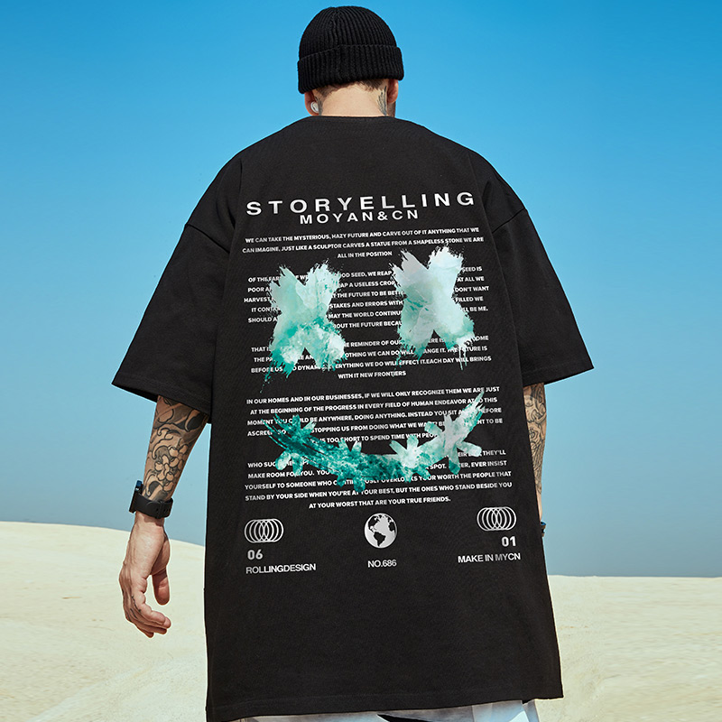 เสื้อยืดผู้ชายอ้วน S-5XL(อกเสื้อ39-51นิ้ว)