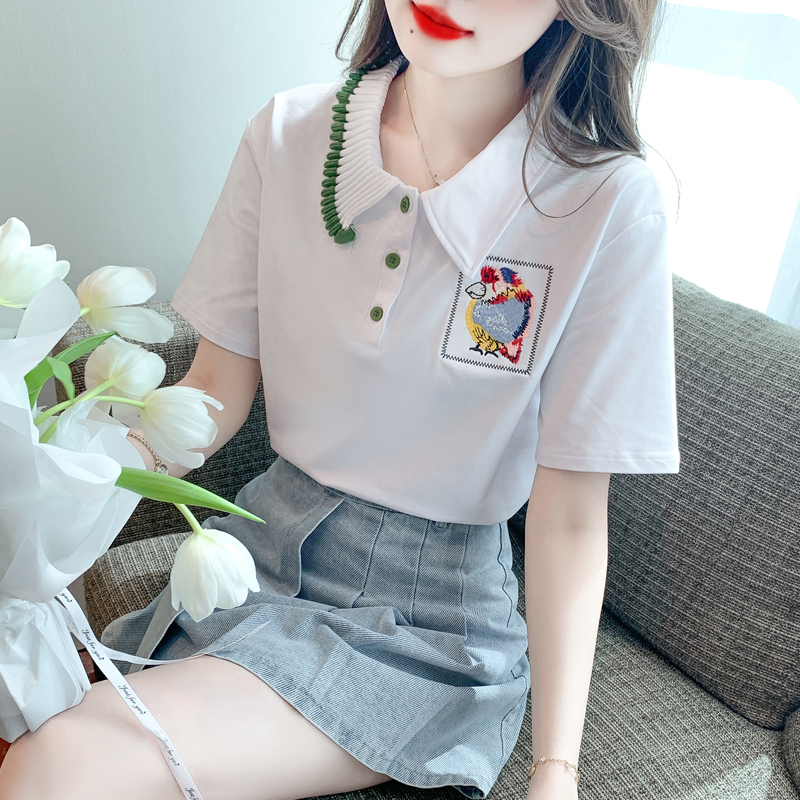 เสื้อผ้าวัยรุ่นเกาหลี เสื้อยืดวัยรุ่นผู้หญิง มีขนาด S M L XL