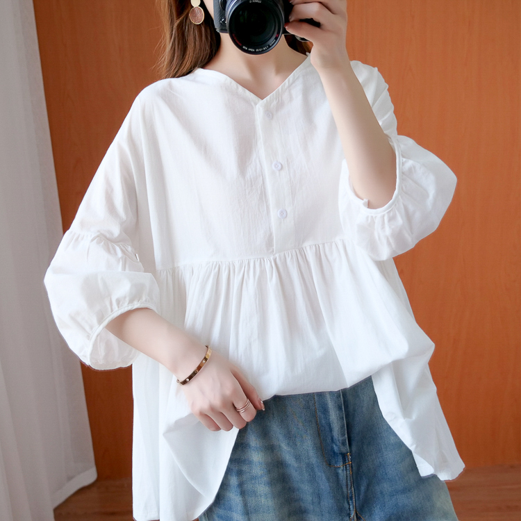 เสื้อลินิน เสื้อผ้าฝ้ายลินิน เสื้อเชิ้ตผ้าลินิน