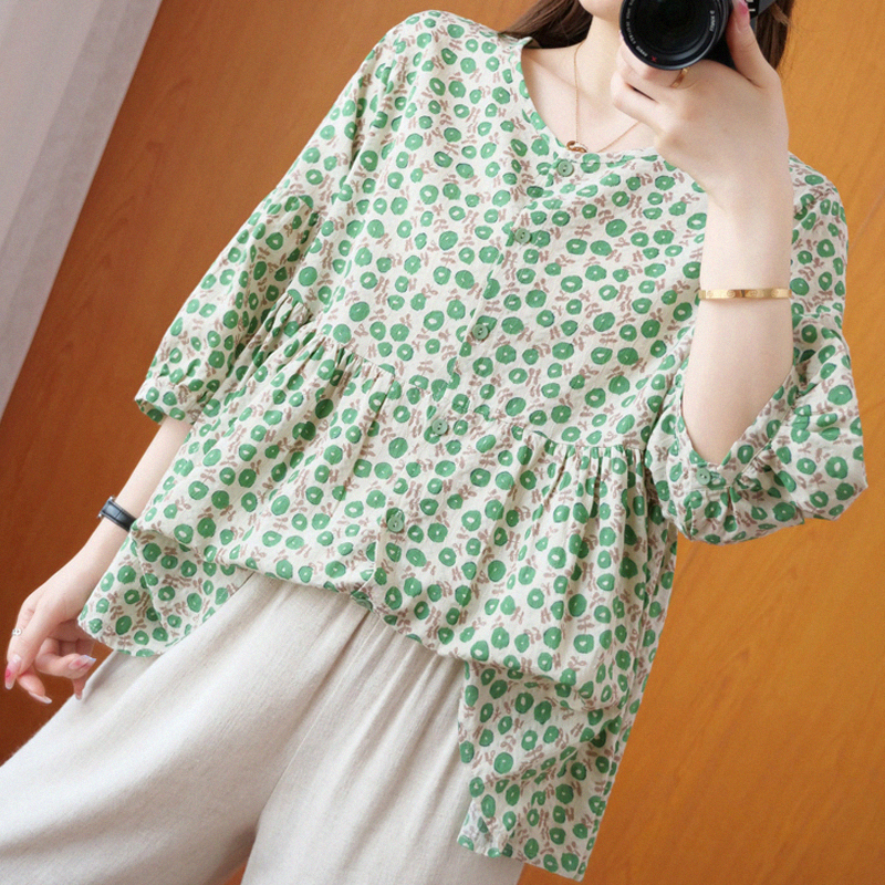 เสื้อลินิน เสื้อผ้าฝ้ายลินิน เสื้อเชิ้ตผ้าลินิน BY Zimo