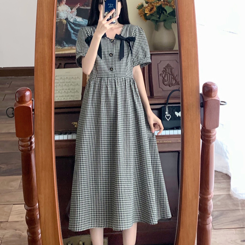 เดรสวัยรุ่น-เดรสคนอ้วนวัยรุ่น L-4XL(อก38-46 นิ้ว)