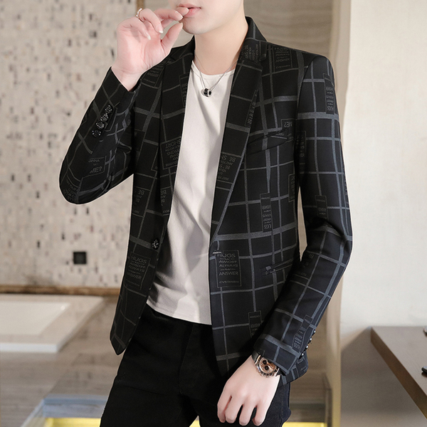 สูท Blazers ผู้ชาย เสื้อคลุมสไตล์สูท สำหรับผู้ชาย