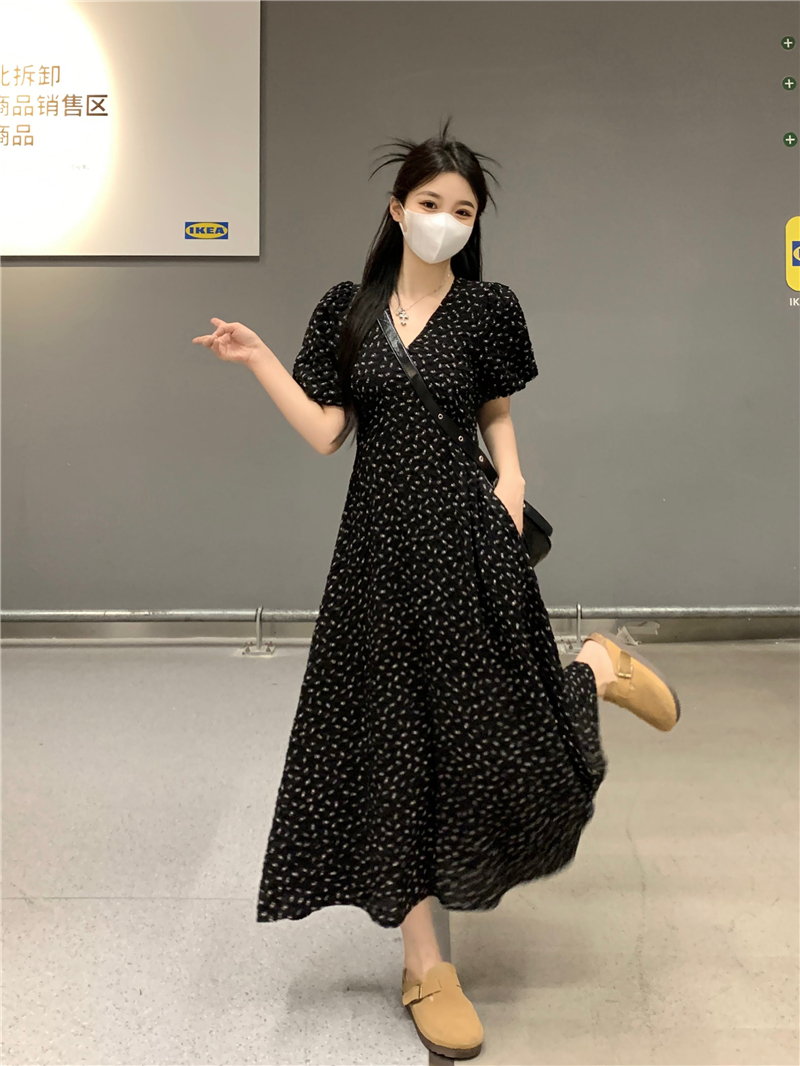 เดรสแขนสั้น มีไซส์ L-4XLอก 38-47 นิ้ว ใส่ได้ทั้งสาวหุ่นดีน่ารักจนถึงสาวอวบพลัสไซส์ จัดส่งฟรี! ทักแชทสั่งซื้อ