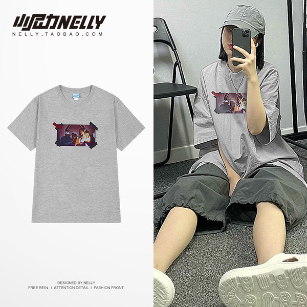 เสื้อยืดคอกลม ผู้ชาย เสื้อยืดผู้ชายเกาหลี เสื้อยืดเกาหลี แบรนด์ NELLY