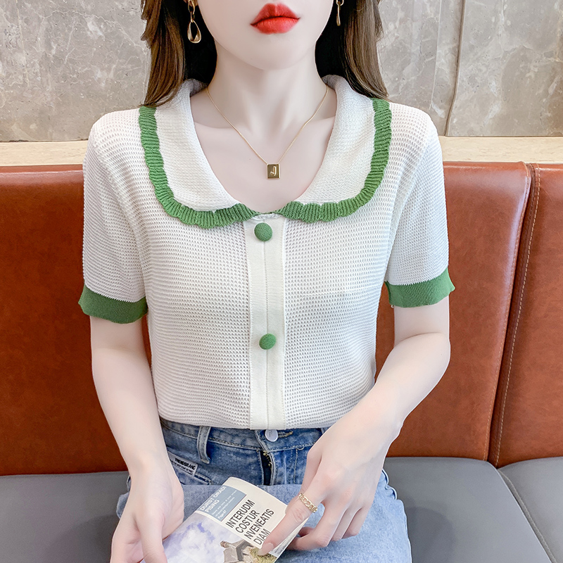 เสื้อผ้าวัยรุ่นเกาหลี เสื้อยืดวัยรุ่นผู้หญิง มีขนาด S M L XL