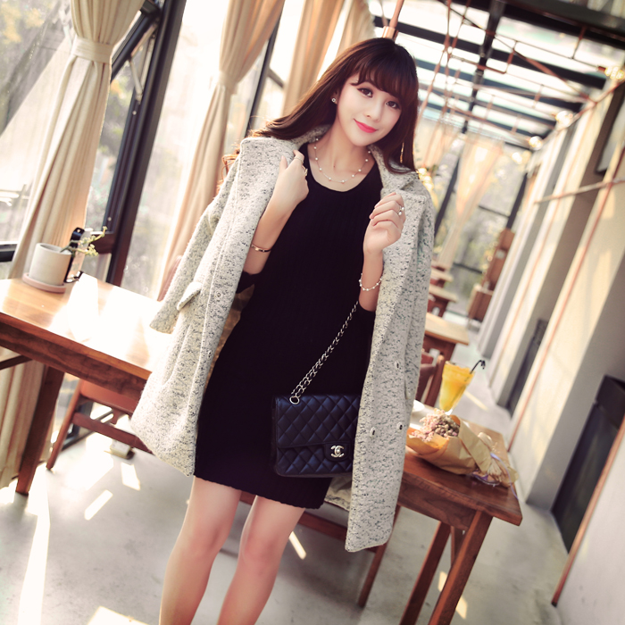 เสื้อโค้ทกันหนาว สไตล์ยุโรป ดีไซน์หรู ผ้าทอเนื้อแน่นหนา ทรงสวย พร้อมส่ง