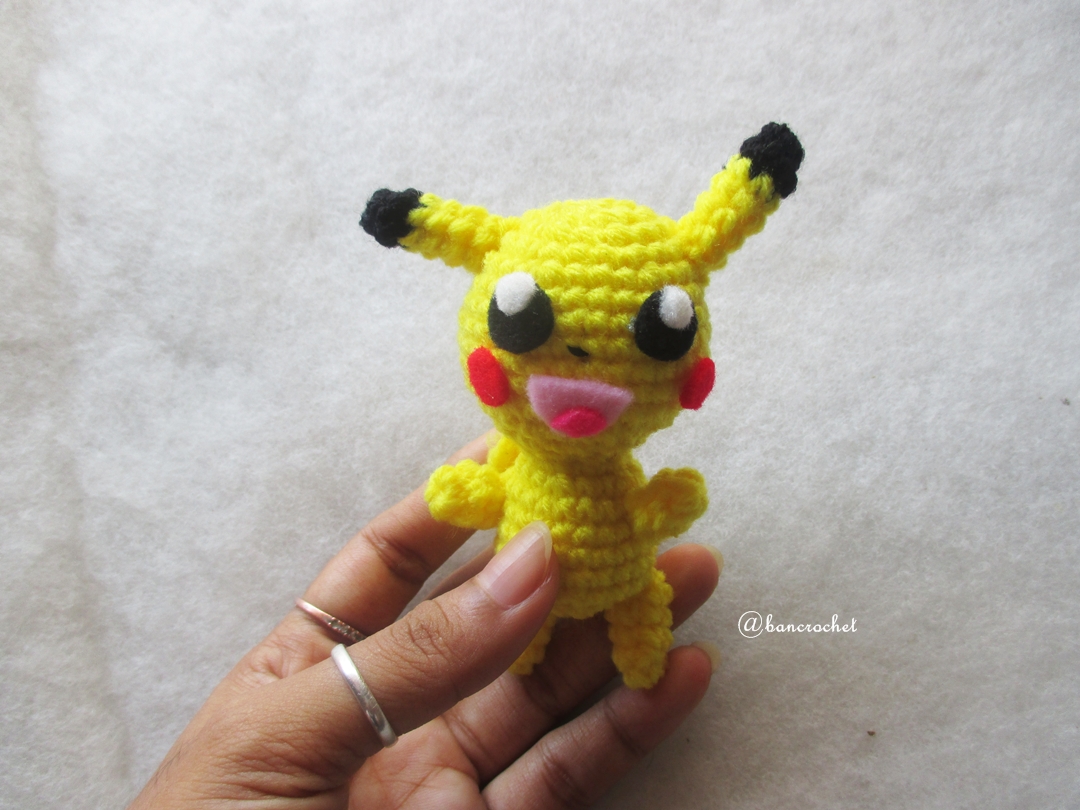 พวงกุญแจแมวโปเกม่อนถัก pokemon amigurumi crochet keychain