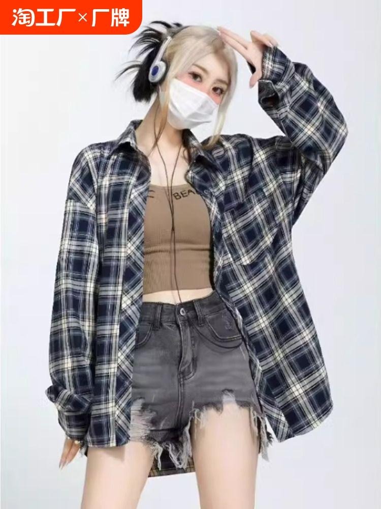 เสื้อเชิ้ต ลายสก็อต สวยๆแบบชิคๆและ แบบลายแนว สาวคาวเกิร์ล