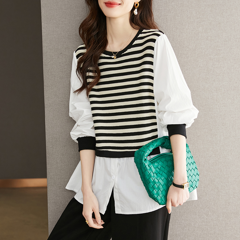 เสื้อเชิ้ตผู้หญิงแขนยาว เสื้อเชิ้ตผู้หญิงใส่ทํางาน 390 บาทต่อชิ้น ฟรีค่าจัดส่ง