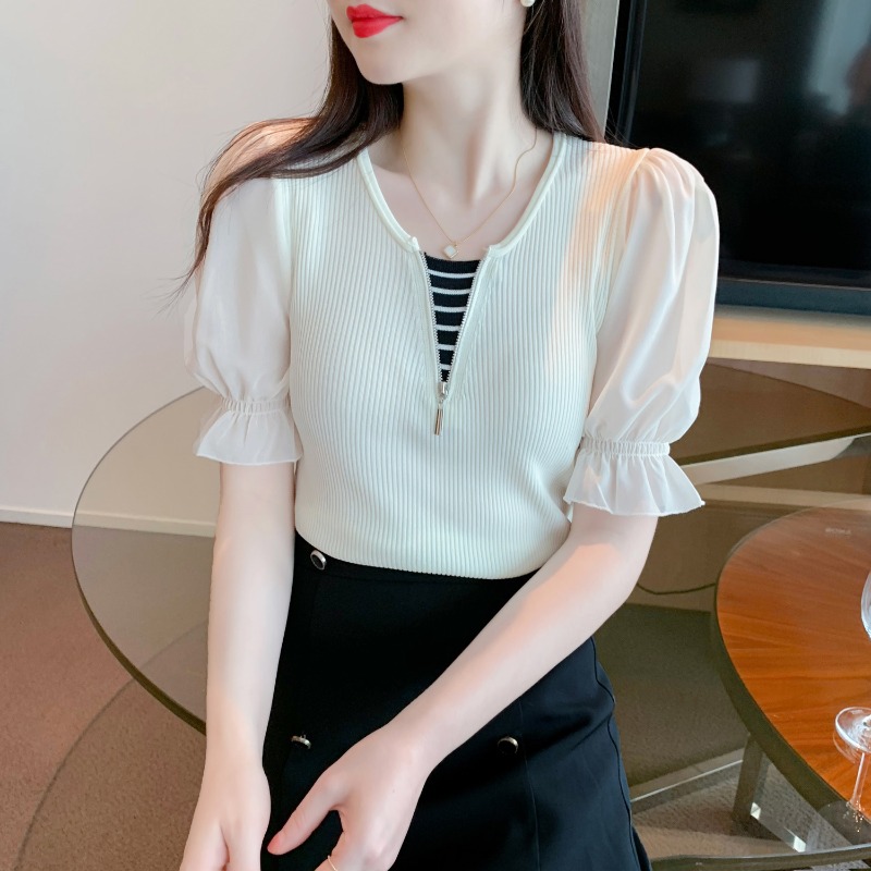 เสื้อผ้าวัยรุ่นเกาหลี เสื้อยืดวัยรุ่นผู้หญิง มีขนาด S M L XL