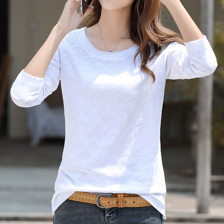 เสื้อยืดแขนยาวแฟชั่น เสื้อยืด T-shirt แขนยาว