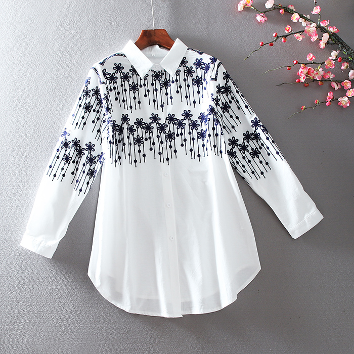 เสื้อผ้าฝ้าย เสื้อผ้าลินิน เสื้อฟรีไซส์ ปักลายสวยๆด้วยด้าย สไตล์VINTAGE มีขนาดไซส์เดียว สำหรับอก 35-40 นิ้ว