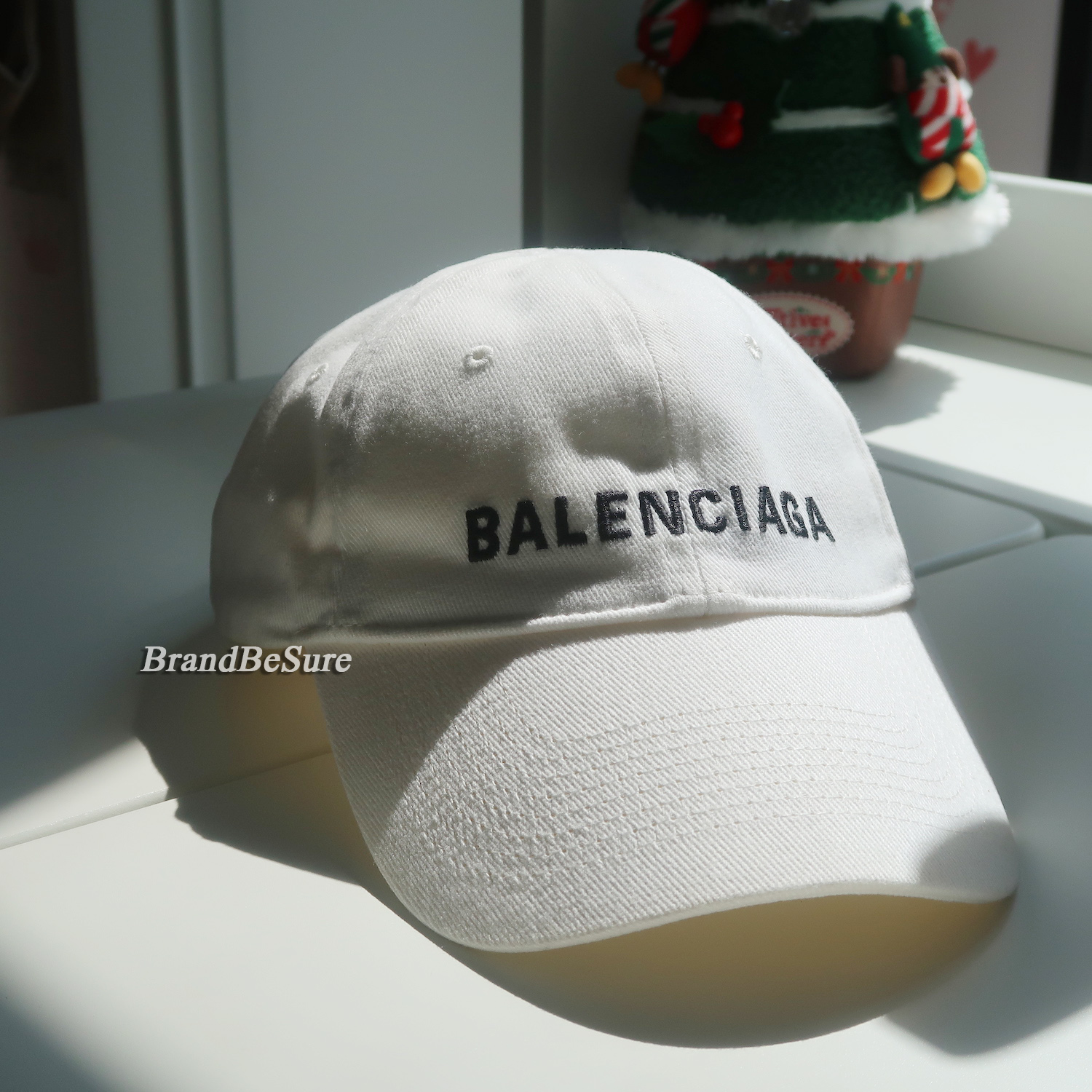 Balenciaga White Logo Cap