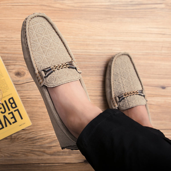 รองเท้าหนังผู้ชาย มีไซส์39-44 รองเท้าโลฟเฟอร์ชาย Slip-On Shoes