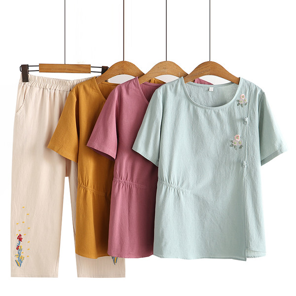 เสื้อลินินสไตล์ผู้ใหญ่ เสื้อคุณแม่ เสื้อผู้ใหญ่ แบรนด์ LININ