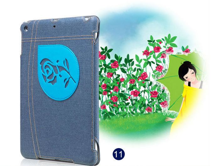 เคส iPad air 1 เคสยีนส์ แต่งลาย ดอกกุหลาบ สีฟ้า หวาน ๆ ดีไซน์ จากประเทศ อังกฤษ เคสแบบสวย ๆ จาก London เคสเปิดปิด อัตโนมัติ 396281_10