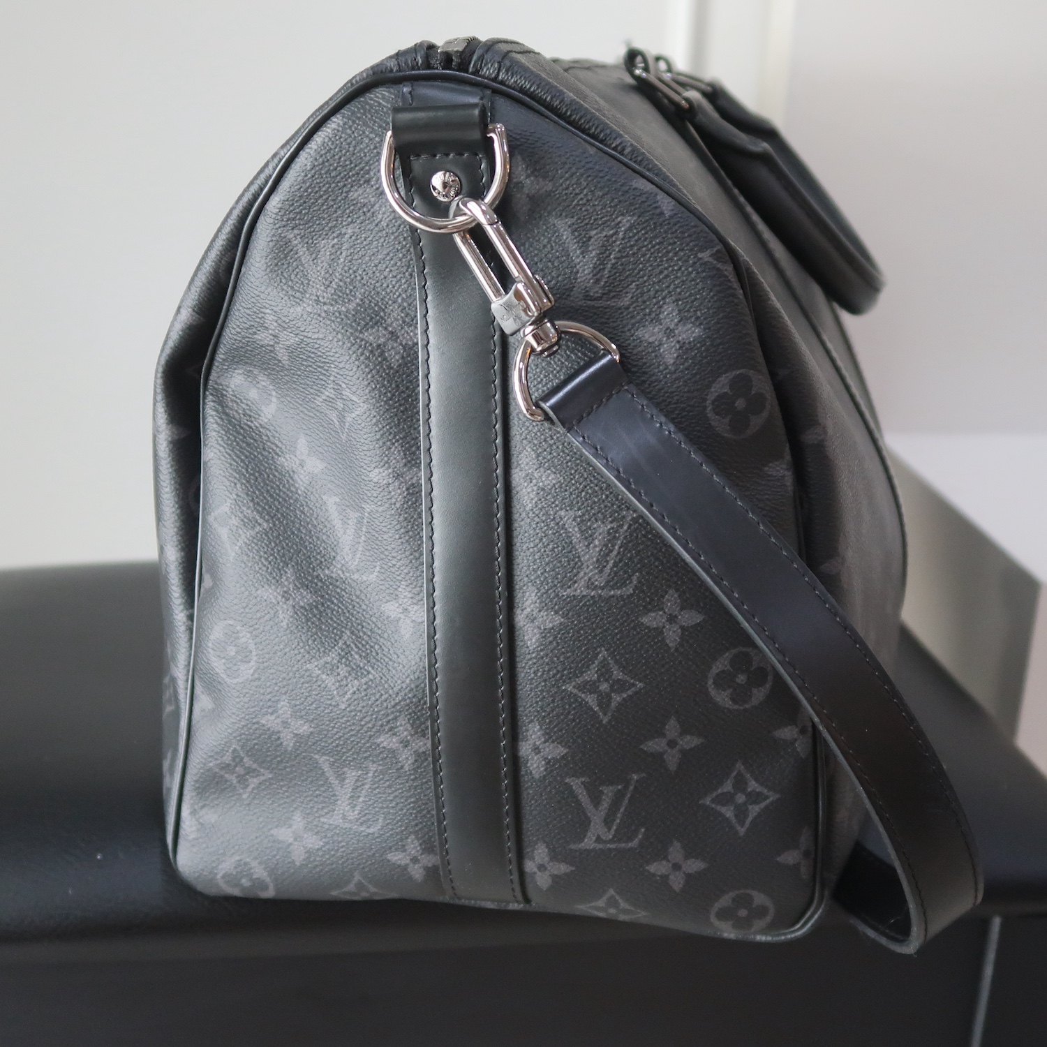 LV Monogram Eclipse Keepall 45 bandouliere