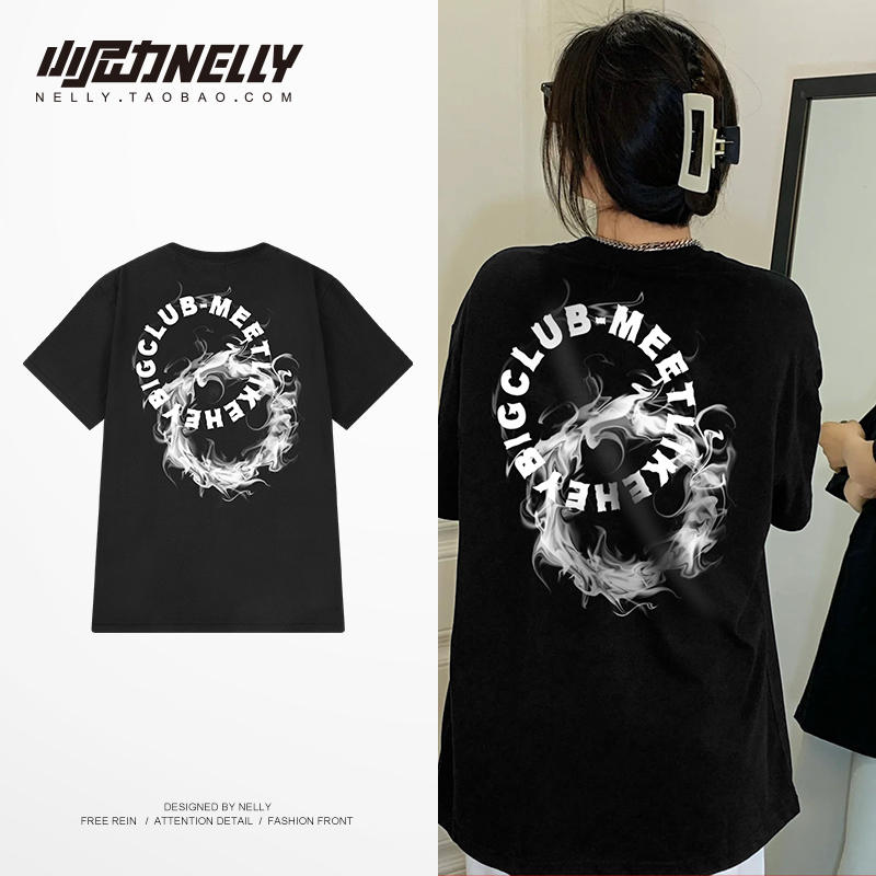 เสื้อยืดคอกลม ผู้ชาย เสื้อยืดผู้ชายเกาหลี เสื้อยืดเกาหลี แบรนด์ NELLY
