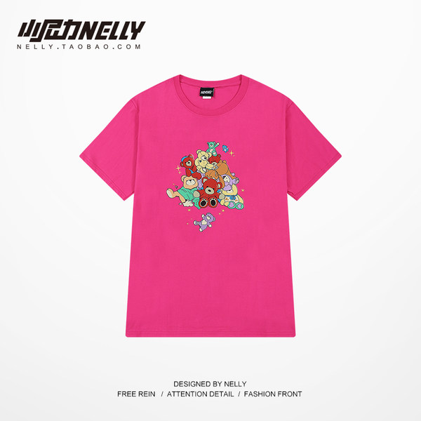 เสื้อยืดคอกลม ผู้ชาย เสื้อยืดผู้ชายเกาหลี เสื้อยืดเกาหลี แบรนด์ NELLY