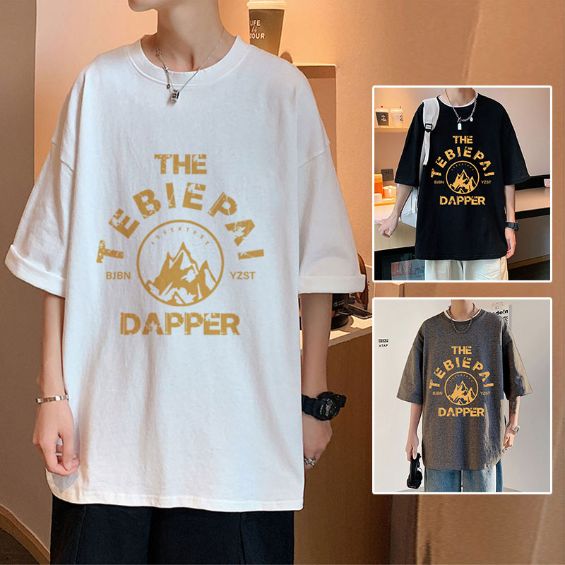 เสื้อยืดผู้ชายอ้วน M-5XL