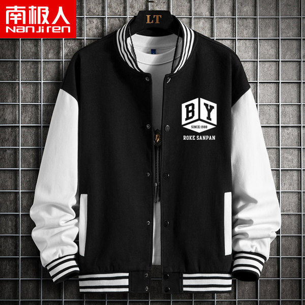 เสื้อแจ็คเก็ตเบสบอล เสื้อคลุม เสื้อแขนยาวสไตล์เกาหลี