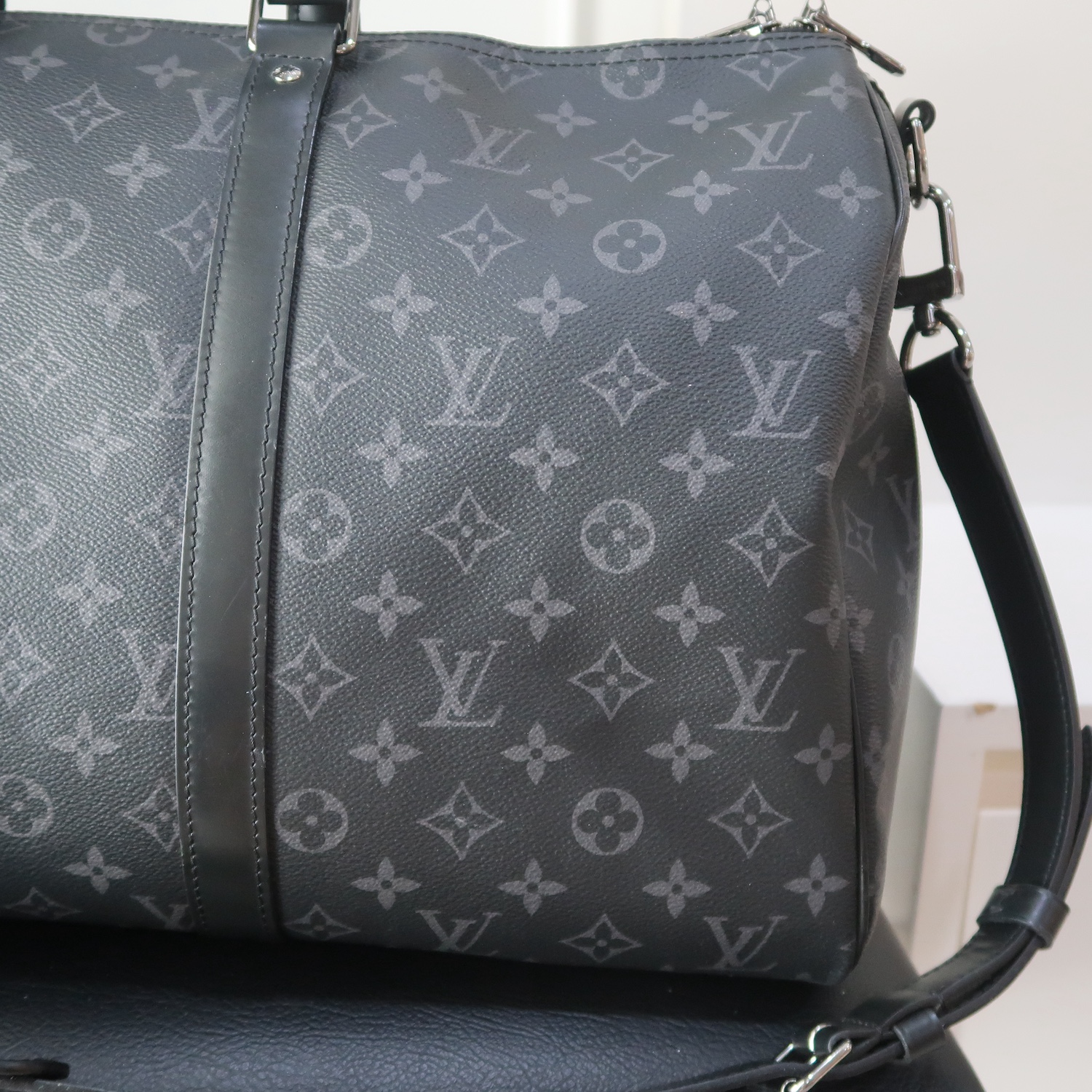 LV Monogram Eclipse Keepall 45 bandouliere