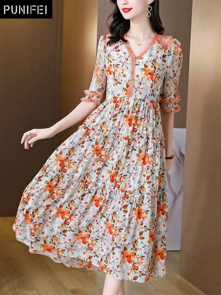 เดรสวัยผู้ใหญ่40-60ปี เดรสคุณแม่ ชุดเดรสทำงานวัยผู้ใหญ่ แบรนด์ MAMA DRESS