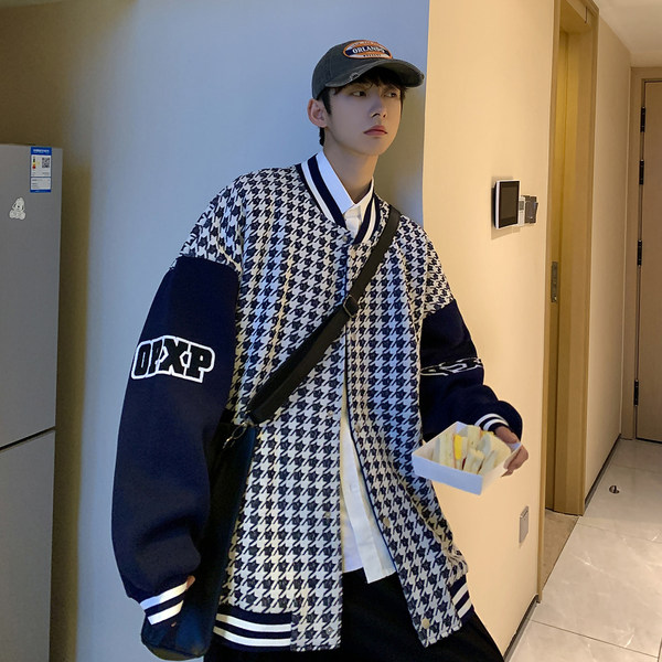เสื้อแจ็คเก็ตเบสบอล เสื้อคลุม เสื้อแขนยาวสไตล์เกาหลี