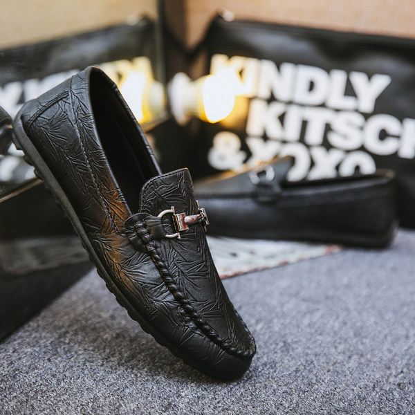 รองเท้าโลฟเฟอร์ชาย รองเท้าผู้ชาย รองเท้าแฟชั่นชาย รองเท้าหนังผู้ชาย Men Loafer Slip-On Shoes
