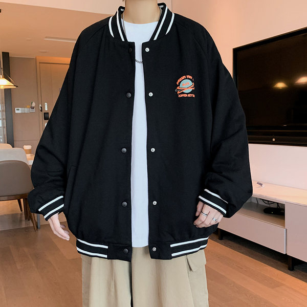 เสื้อแจ็คเก็ตเบสบอล เสื้อคลุม เสื้อแขนยาวสไตล์เกาหลี