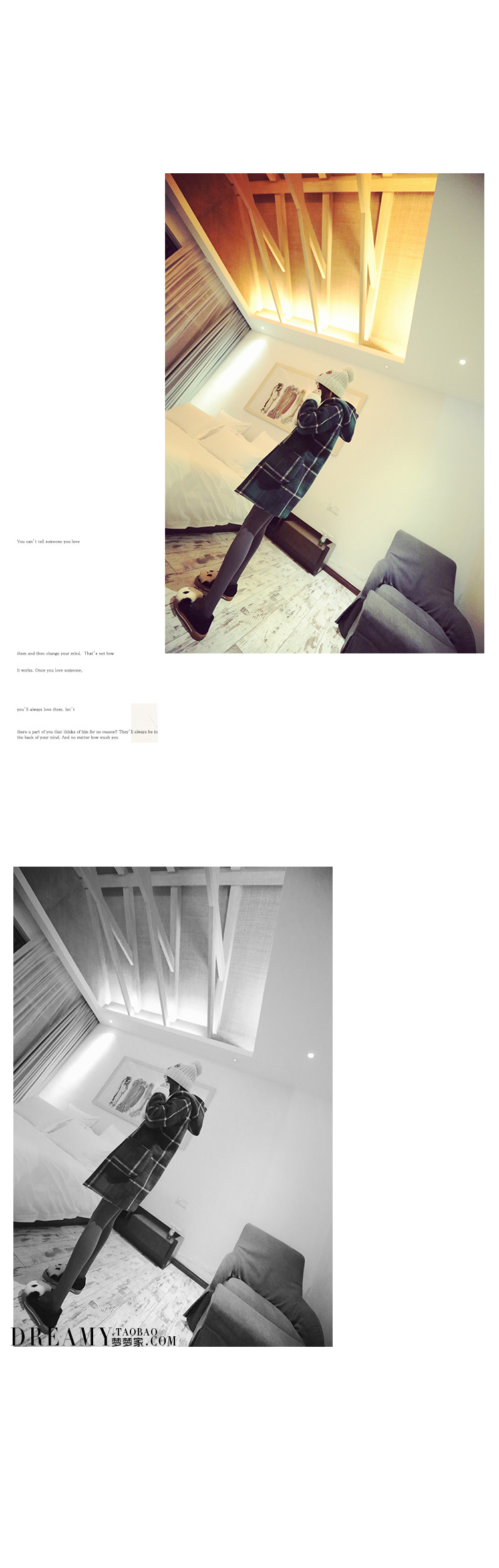 เสื้อโค้ทกันหนาว ลายสก๊อตสีเขียว ผ้าหนานุ่ม+ซับในขนแกะ อุ่นมั่กๆ พร้อมส่งจ้า