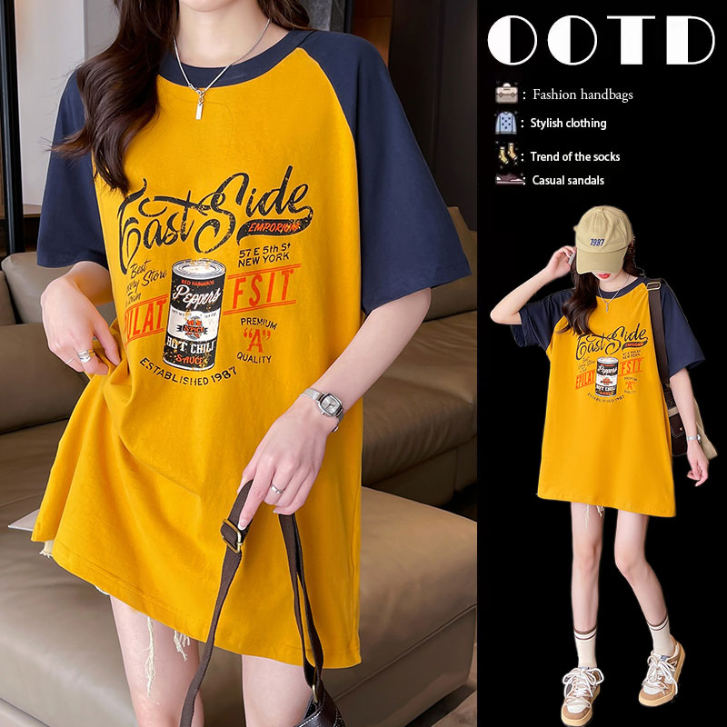 เสื้อยืดคนอ้วนแบบโอเวอร์ไซส์แบบ ulzzang fashion สนใจทักแชท