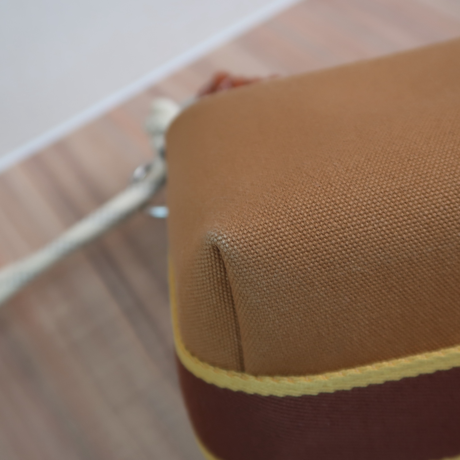 Hermes Brown Canvas Bride-A-Brac Case Small Bag