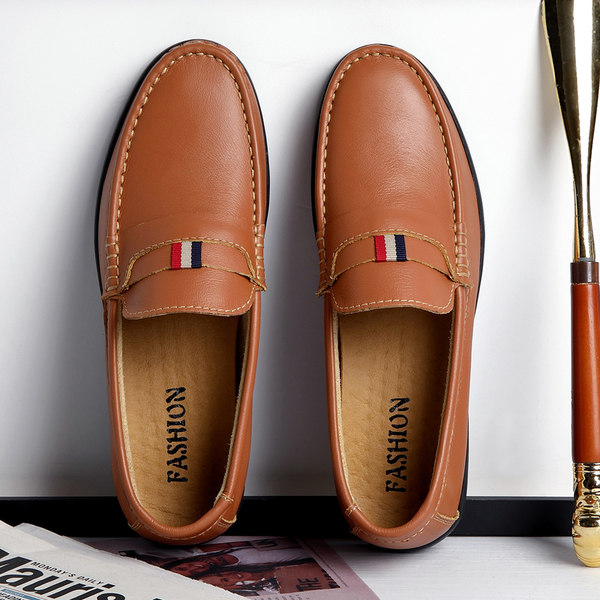 รองเท้าหนังผู้ชาย มีไซส์39-44 รองเท้าโลฟเฟอร์ชาย Slip-On Shoes
