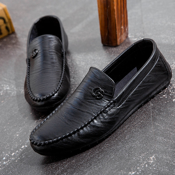 รองเท้าโลฟเฟอร์ชาย รองเท้าผู้ชาย รองเท้าแฟชั่นชาย รองเท้าหนังผู้ชาย Men Loafer Slip-On Shoes
