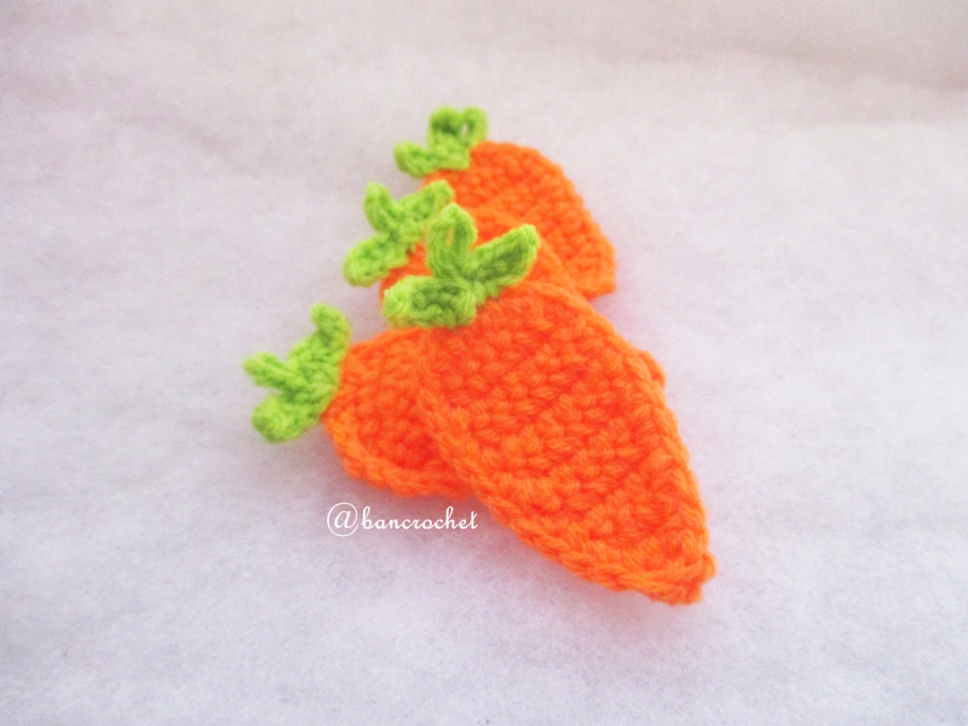 แครอทถักโครเชต์ carrots fruit crochet