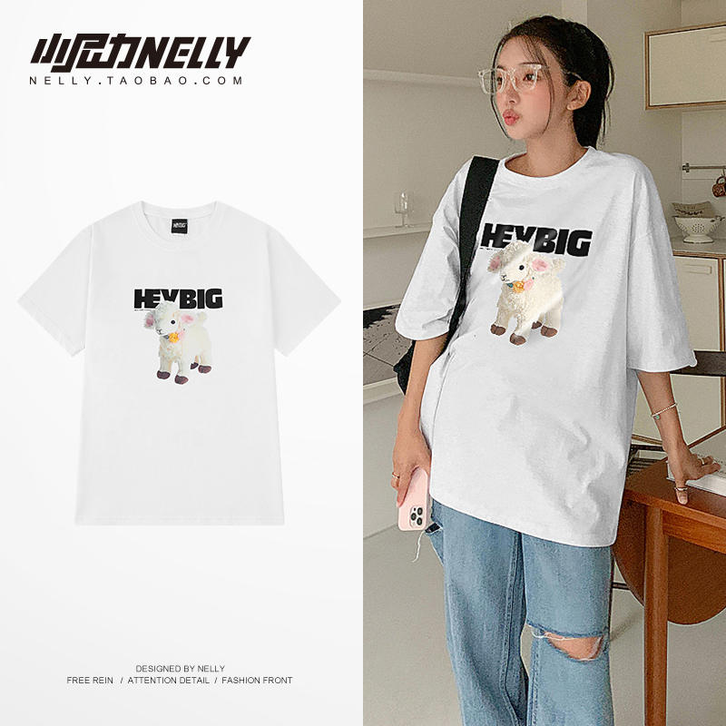 เสื้อยืดคอกลม ผู้ชาย เสื้อยืดผู้ชายเกาหลี เสื้อยืดเกาหลี แบรนด์ NELLY
