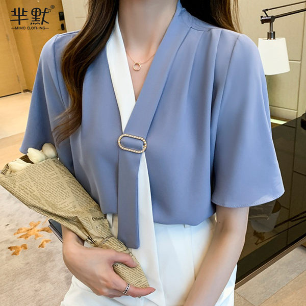 เสื้อชีฟองเกาหลี เสื้อชีฟองสวยๆ
