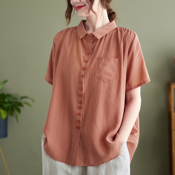 เสื้อลินิน แบบเสื้อสวยๆ เสื้อผ้าฝ้ายลินิน เสื้อเชิ้ตผ้าลินิน BY LININ