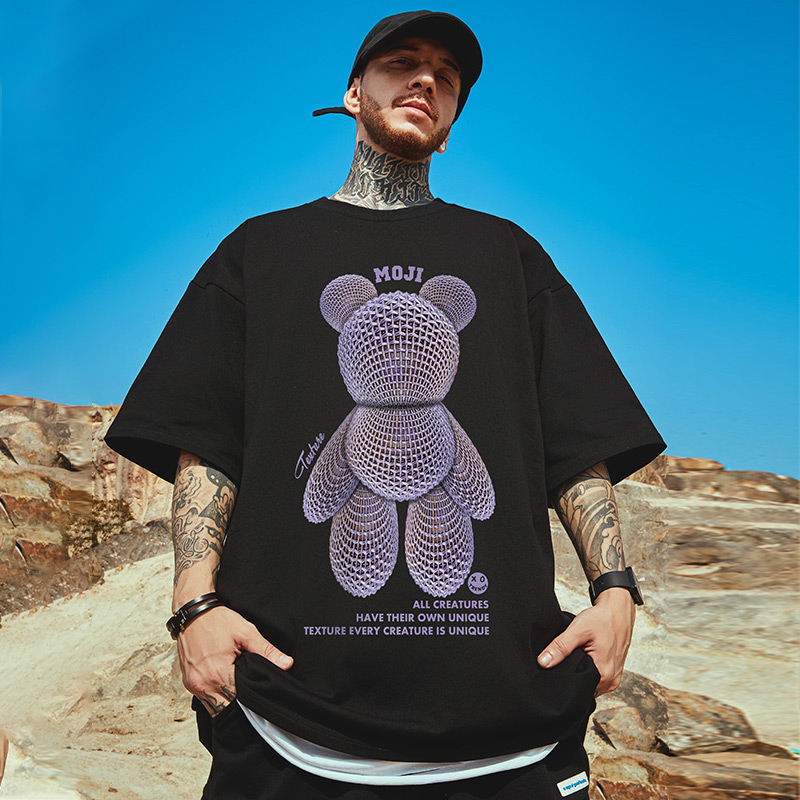 เสื้อยืดผู้ชายอ้วน S-5XL(อกเสื้อ39-51นิ้ว)