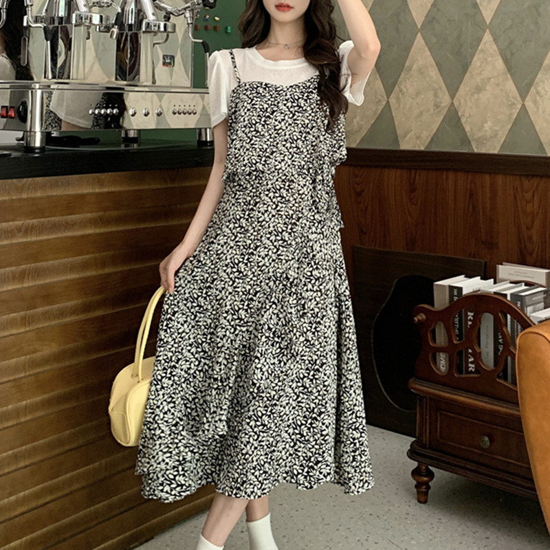เดรสวัยรุ่น-เดรสคนอ้วนวัยรุ่น L-4XL(อก38-46 นิ้ว)
