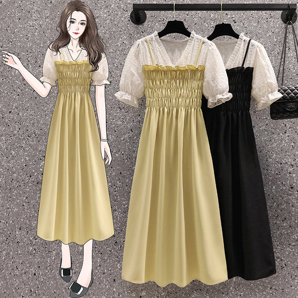 เดรสคนอ้วน เดรสสาวอวบ ชุดเดรสคนอ้วนวัยรุ่น BY PLUS SIZE Girl