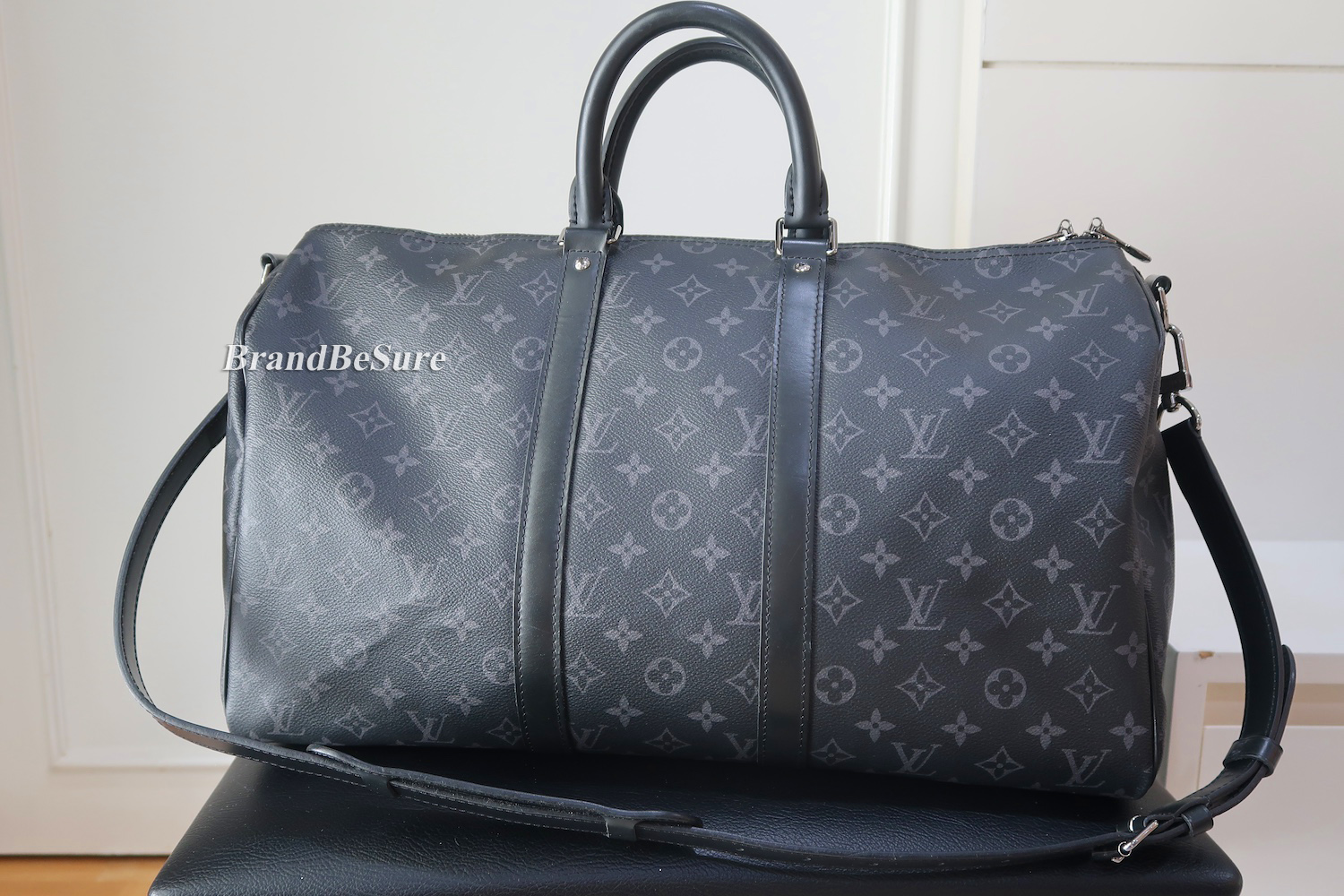LV Monogram Eclipse Keepall 45 bandouliere