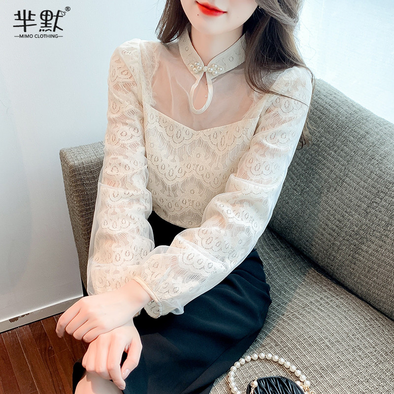 เสื้อลูกไม้ เสื้อเชิ้ตแขนยาว